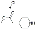 Methyl 4-piperidineacetate hydrochloride Struktur