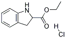 Ethyl L-indoline-2-carboxylate hydrochloride Struktur