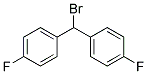 Di-(4-Fluorophenyl)Bromomethane Struktur