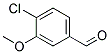 4-Chloro-3-Methoxy Benzaldehyde Struktur