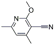 4,6-Dimethyl-2-methoxynicotinonitrile Struktur