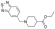 Ethyl 1-(2,1,3-benzothiadiazol-5-ylmethyl)piperidine-4-carboxylate Struktur