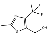 5-(Hydroxymethyl)-2-methyl-4-(trifluoromethyl)-1,3-thiazole Struktur