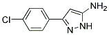 5-Amino-3-(4-chlorophenyl)-1H-pyrazole Struktur