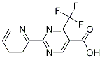 2-(Pyridin-2-yl)-4-(trifluoromethyl)-5-pyrimidinecarboxylic acid Struktur