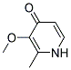 3-Methoxy-2-methylpyridin-4(1H)-one Struktur