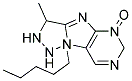 3-methyl-9-pentyl-2,3,9,9a-tetrahydro-1H-[1,2,4]triazolo[4,3-f]purin-5(6H)-one Struktur