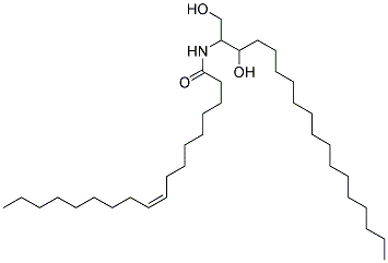 2-OLEAMIDO-1,3-OCTADECANEDIOL Struktur