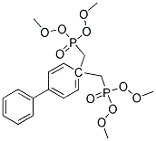 4,4-Bis(dimethoxyphosphoromethyl)biphenyl Struktur