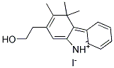 3-(2-Hydroxy-ethyl)-1,1,2-trimethyl-1H-benzoeindoliumiodide Struktur