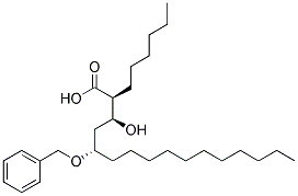 (2S,3S,5S)-5-BENZYLOXY-2-HEXYL-3-HYDROXY-HEXADECANOIC ACID Struktur