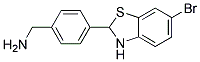 [4-(6-BROMO-2,3-DIHYDRO-BENZOTHIAZOL-2-YL)-PHENYL]-METHYL-AMINE Struktur