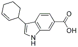 3-CYCLOHEX-2-ENYL-1H-INDOLE-6-CARBOXYLIC ACID Struktur