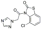 4-CHLORO-3-(2-[1,2,4]TRIAZOL-1-YL-ACETYL)-3H-BENZOTHIAZOL-2-ONE Struktur