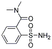 N,N-DIMETHYL-2-SULFAMOYL-BENZAMIDE Struktur