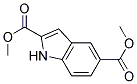 Dimethyl indole-2,5-dicarboxylate Struktur