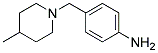 4-((4-METHYLPIPERIDIN-1-YL)METHYL)BENZENAMINE Struktur