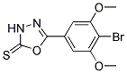 5-(4-BROMO-3,5-DIMETHOXYPHENYL)-1,3,4-OXADIAZOLE-2(3H)-THIONE Struktur