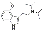 n,n-diisopropyl-4-methoxytryptamine Struktur