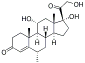 6A-MethylHydrocortisone Struktur