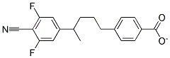 4-(3,5-Difluoro-4-Cyanophenyl)-4'-Pentylbenzoate Struktur