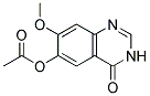 6-Acetoxy-7-Methoxy Quinazoline-4-(3H)-One Struktur