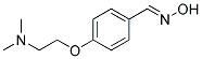 4-[2-(Dimethylamino)-Ethoxy]-Benzaldoxime Struktur