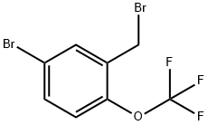 5-Bromo-2-(trifluoromethoxy)benzyl bromide Struktur