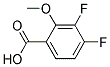 3,4-Difluoro-2-methoxylbenzoic acid Struktur