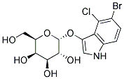 5-Bromo-4-chloro-3-indolyl-a-D-galactopyranoside Struktur