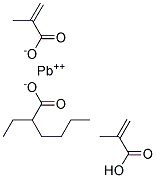 leadmethacrylate2-ethylhexanoateinmethylmethacrylate Struktur