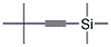 3,3-Dimethyl-1-trimethylsilyl-1-butyne Struktur