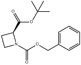 TERT-BUTYL-L-N-BENZYLOXYCARBONYLAZETIDINE-2-CARBOXYLATE Struktur