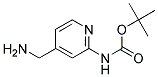 TERT-BUTYL 4-(AMINOMETHYL)PYRIDIN-2-YLCARBAMATE Struktur