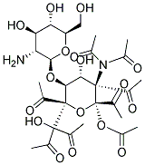 OCTAACETYLCHITOBIOSE Struktur