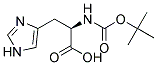 N-TERT-BUTOXYCARBONYL-D-HISTIDINE Struktur