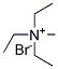 N-METHYL-N,N,N-TRIETHYLAMMONIUM BROMIDE Struktur