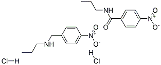 N-(N-PROPYL)-4-NITROBENZYLAMINE HYDROCHLORIDE, (4-NITROBENZYL-N-PROPYLAMINE HYDRO- CHLORIDE; Struktur