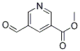 METHYL 5-FORMYLPYRIDINE-3-CARBOXYLATE Struktur