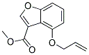 METHYL 4-(ALLYLOXY)BENZOFURAN-3-CARBOXYLATE Struktur