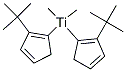 DIMETHYLBIS(T-BUTYLCYCLOPENTADIENYL)TITANIUM (IV), 98+% Struktur