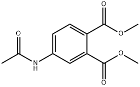 DIMETHYL 4-ACETYLAMINOPHTHALATE Struktur