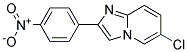 6-CHLORO-2-(4-NITRO-PHENYL)-IMIDAZO[1,2-A]PYRIDINE Struktur