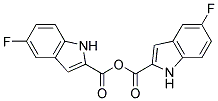 5-FLUOROINDOLE-2-CARBOXYLIC ACID, (2-CARBOXY-5-FLUOROINDOLE) Struktur