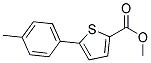 5-(P-TOLYL)THIOPHENE-2-CARBOXYLIC ACID METHYL ESTER Struktur