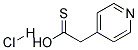 4-PYRIDYLTHIOACETIC ACID HCL Struktur
