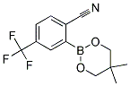 4-(TRIFLUOROMETHYL)-2-(5,5-DIMETHYL-1,3,2-DIOXABORINAN-2-YL)BENZONITRILE Struktur