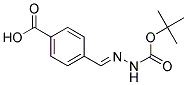 4-(BOC-AMINO-IMINO-METHYL)-BENZOIC ACID Struktur