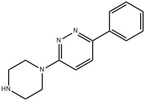 3-PHENYL-6-(PIPERAZIN-1-YL)PYRIDAZINE Struktur