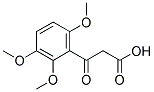 3-OXO-3-(2,3,6-TRIMETHOXYPHENYL)PROPIONIC ACID Struktur